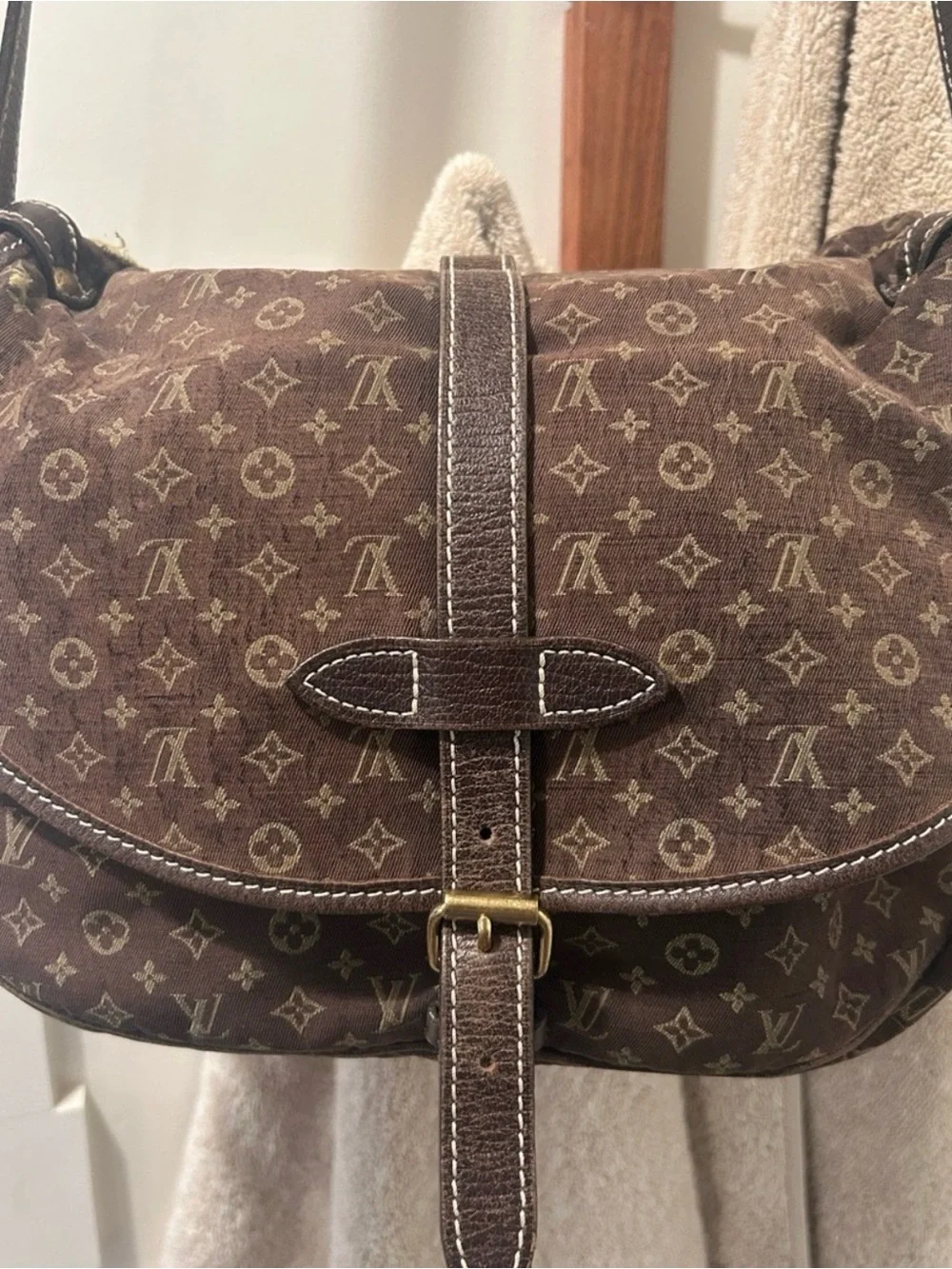 Louis Vuitton Ebene Saumur 25